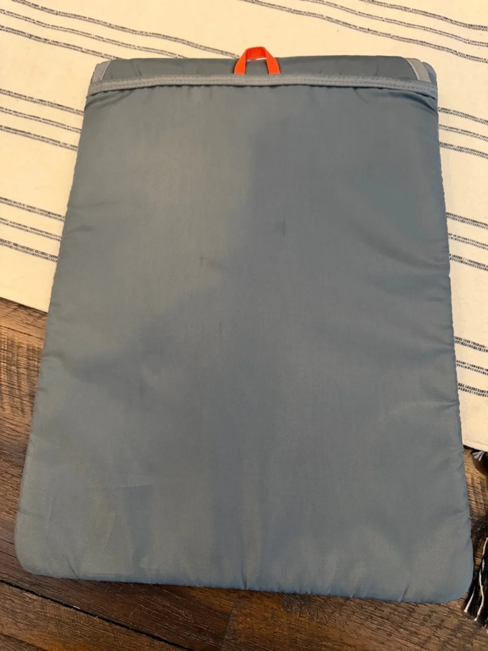 Patagonia Slate Blue Laptop Sleeve with Front Mesh Pocket